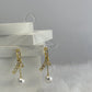 Pearl Bow Drops Earrings