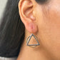 Two Tone Statement Earrings