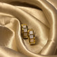 Golden Tile Hoops
