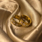 Golden Tile Hoops