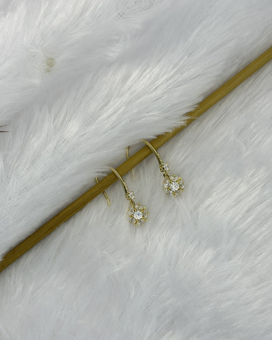 Crystal Blossom Drops Earrings