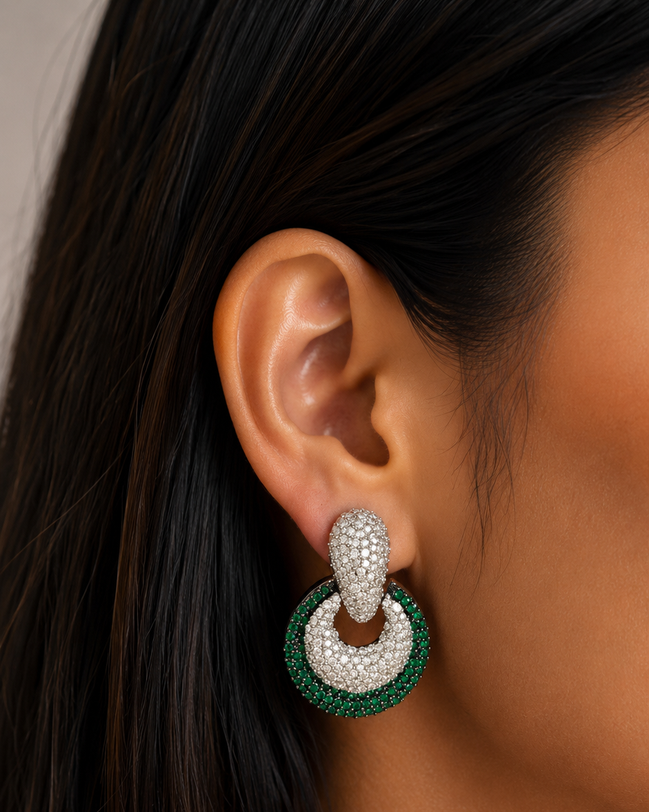 Aurora Noir Earrings