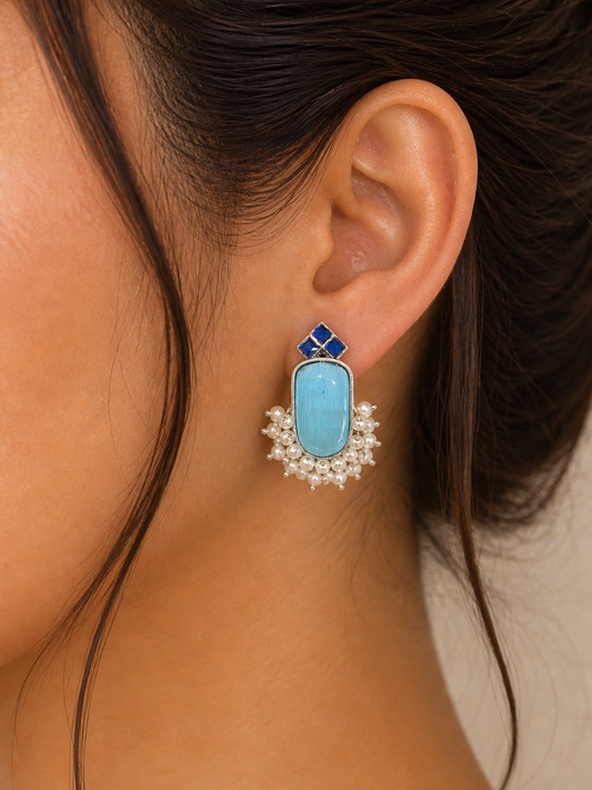 Opal Pearl Studs