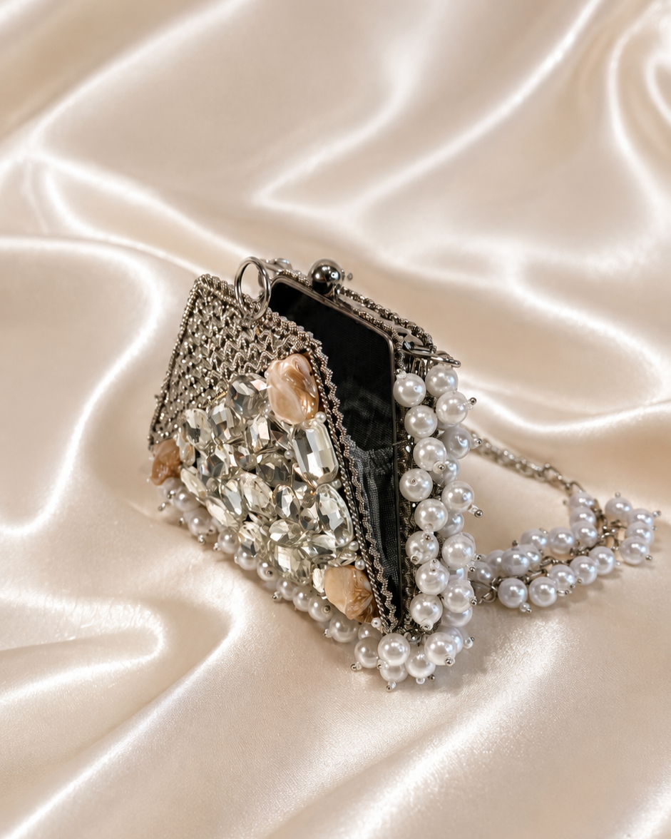Pearl Gleam Mini Clutch