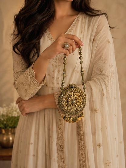 Sitara Luxe Mini Metal Bag