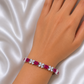 Ruby Blossom Bracelet