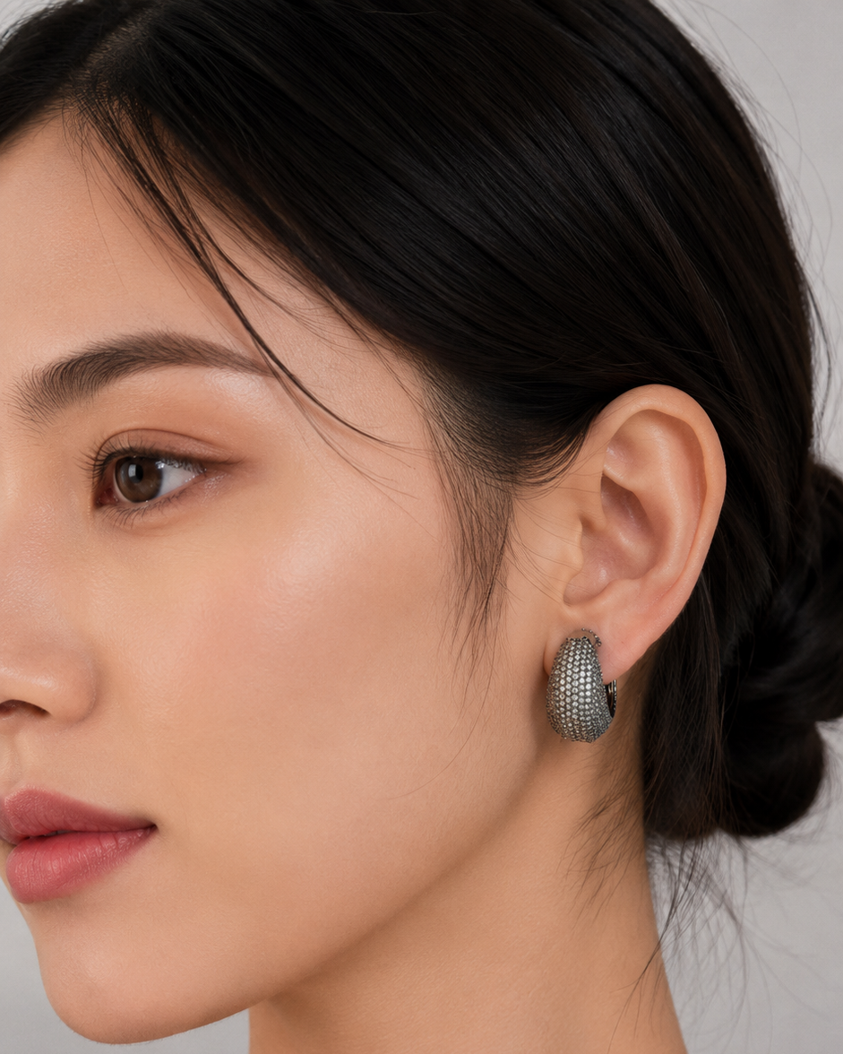 Galaxy Shimmer Hoops