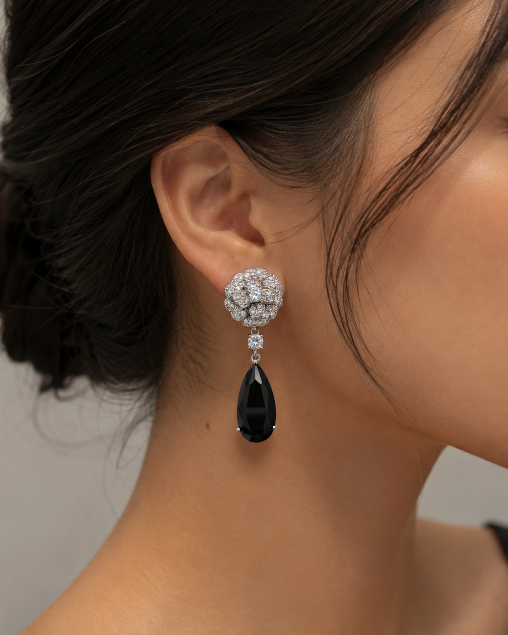 Scarlet Petal Earrings