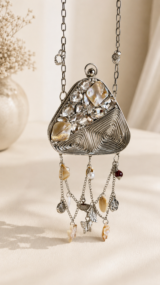 Boho Muse Mini Triangle Shape Bag