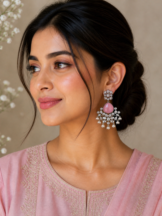 Rosé Crystal Danglers