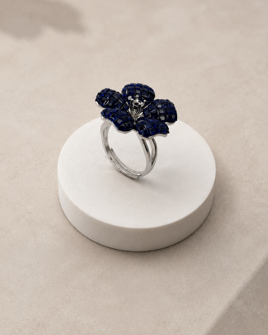 Sapphire Bloom Ring