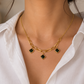 Emerald Trio Necklace