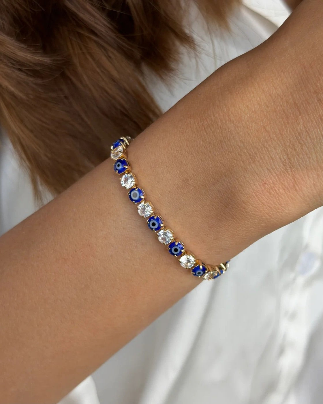 Evil Eye Tennis Bracelet